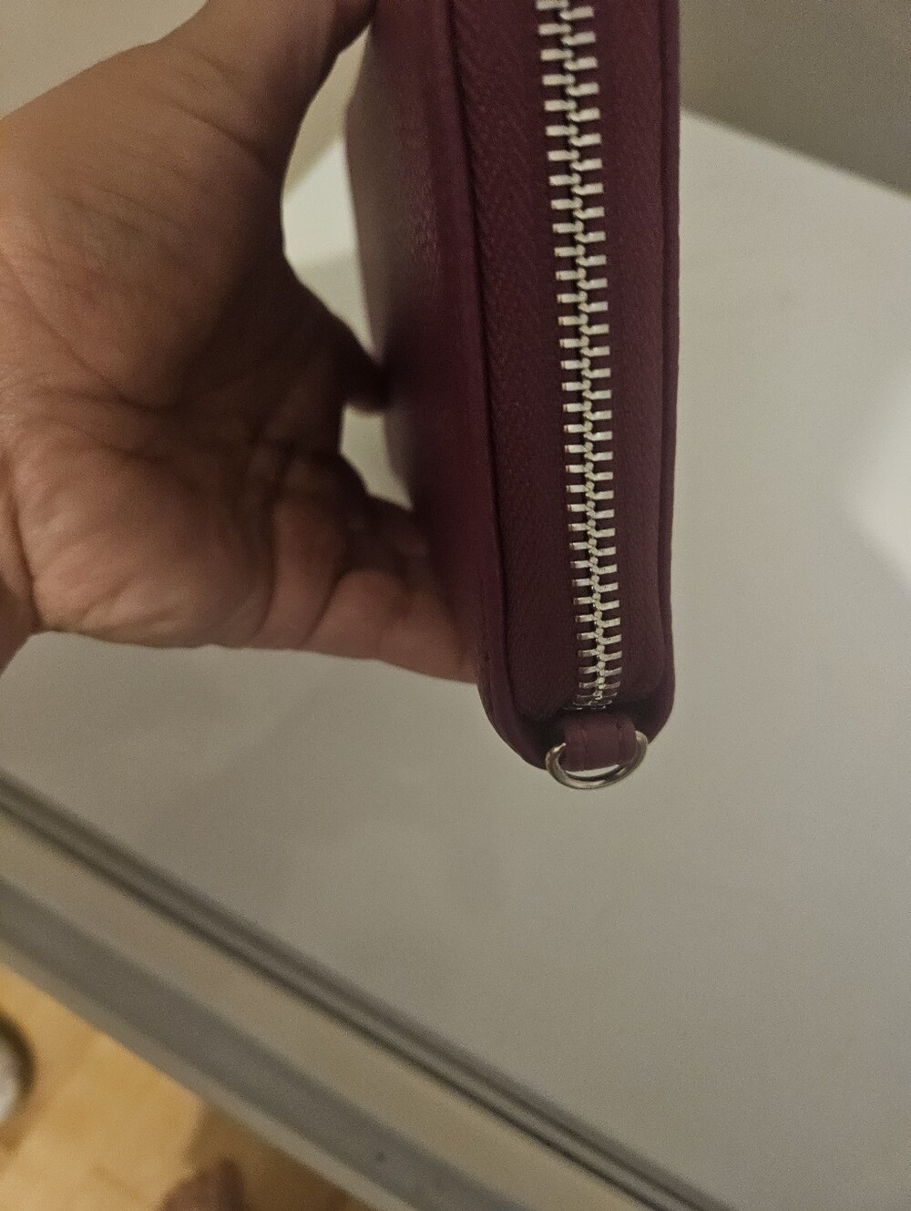 Women's Zip-Around Wallet in Raspberry Pink - Picture 10 of 10